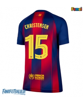 Barcelona Andreas Christensen #15 Tricou Fotbal Replică 2025-26 Femei Acasa